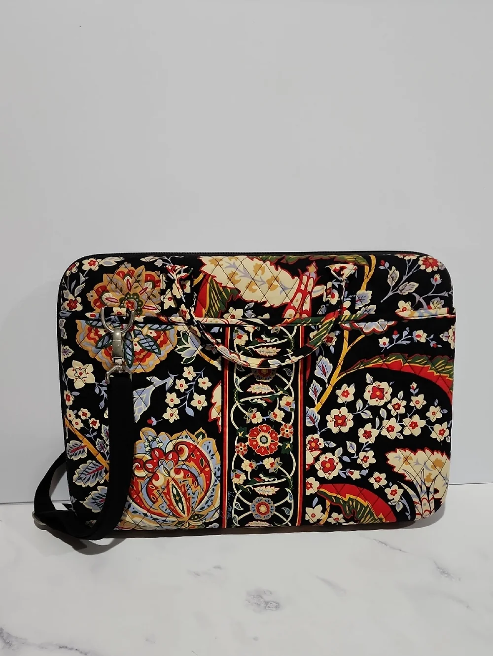 Vera Bradley Floral Quilted Laptop Case Bag